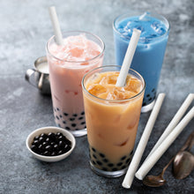 Load image into Gallery viewer, STRONG STRAWS - 5 PLY BUBBLE TEA PAPER STRAW - WHITE