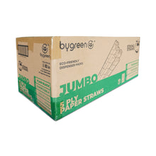 Load image into Gallery viewer, STRONG STRAWS - 5 PLY JUMBO PAPER STRAW - BLACK