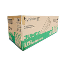 Load image into Gallery viewer, STRONG STRAWS - 5 PLY JUMBO PAPER STRAW - WHITE