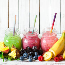 Load image into Gallery viewer, STRONG STRAWS - 5 PLY SUPER SMOOTHIE PAPER STRAW - MIXED COLOURS