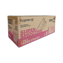 Load image into Gallery viewer, STRONG STRAWS - 5 PLY SUPER SMOOTHIE PAPER STRAW - WHITE