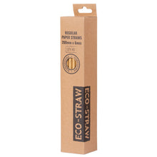 Load image into Gallery viewer, ECO-STRAW - PAPER STRAWS - 40 PACK - PLAIN KRAFT