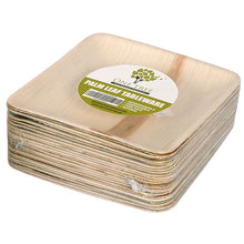 Load image into Gallery viewer, ONE TREE - PALM LEAF - SQUARE PLATE - 180MM - 25 PACK