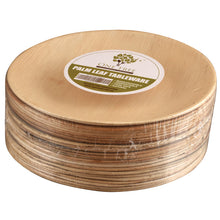 Load image into Gallery viewer, ONE TREE - PALM LEAF - ROUND PLATE - 250MM - 25 PACK