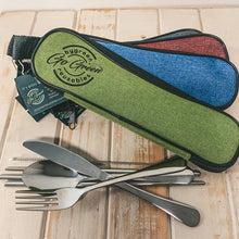 Load image into Gallery viewer, GO GREEN - STAINLESS STEEL CUTLERY SET
