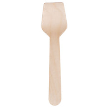 Load image into Gallery viewer, ONE TREE - WAXED WOODEN GELATO SPOON - 100 PACK
