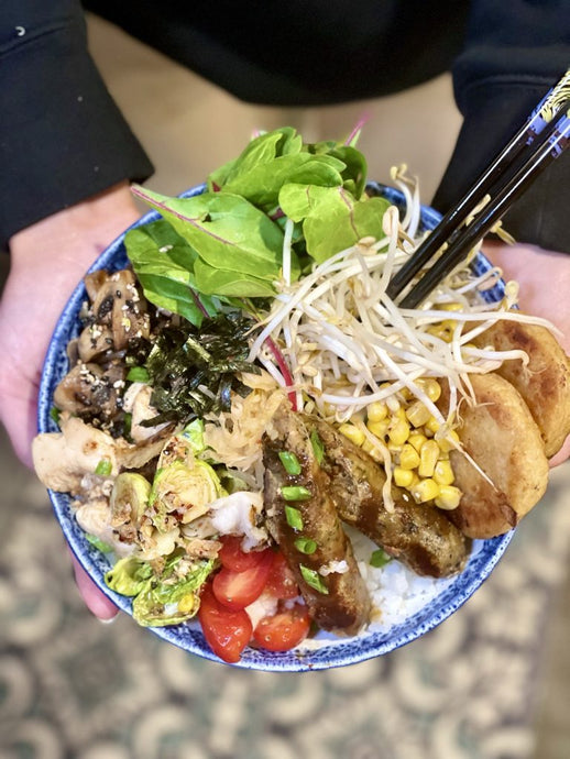 Miso Tofu Scramble Nourish Bowl