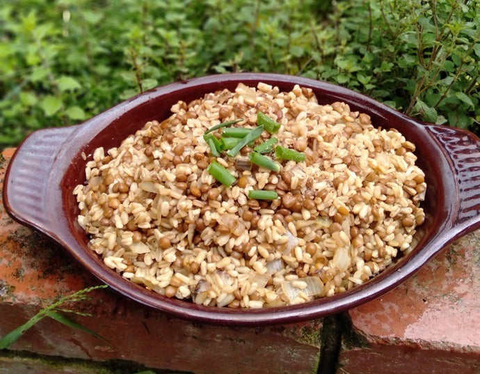 Moujadara - Groats & Lentil Dish