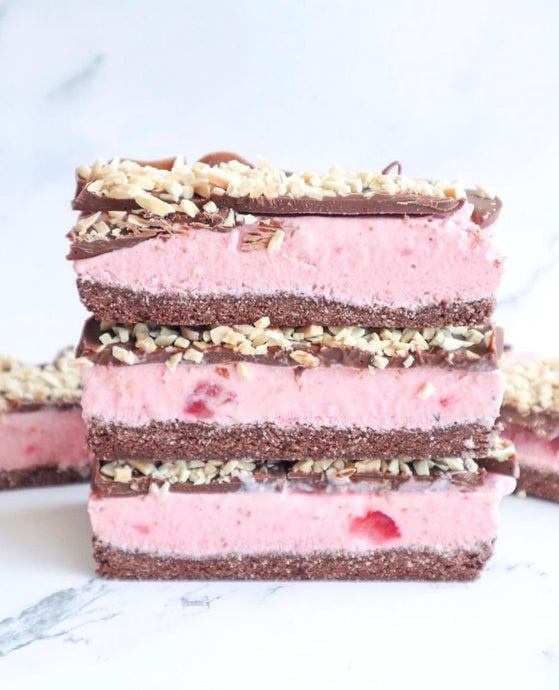 Strawberry Nice Cream Bars