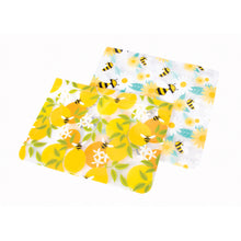 Load image into Gallery viewer, FOR THE EARTH - REUSABLE ZIP BAGS - BEES - SET OF 8
