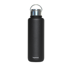 Load image into Gallery viewer, GO GREEN - REUSABLE SLATE WATER BOTTLE - 936ML
