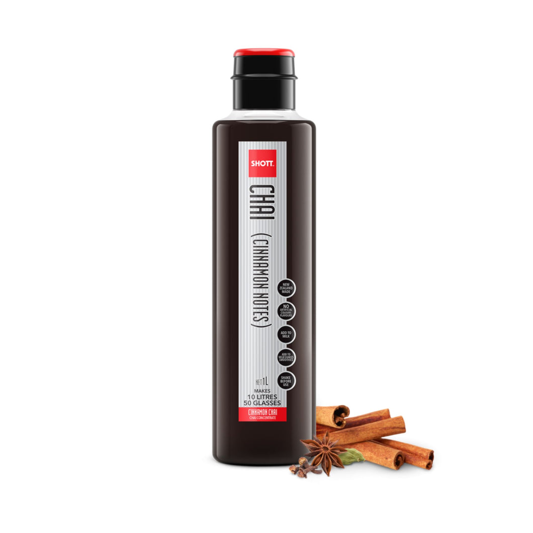 SHOTT - COFFEE SYRUP - CHAI (CINNAMON)  - 1L