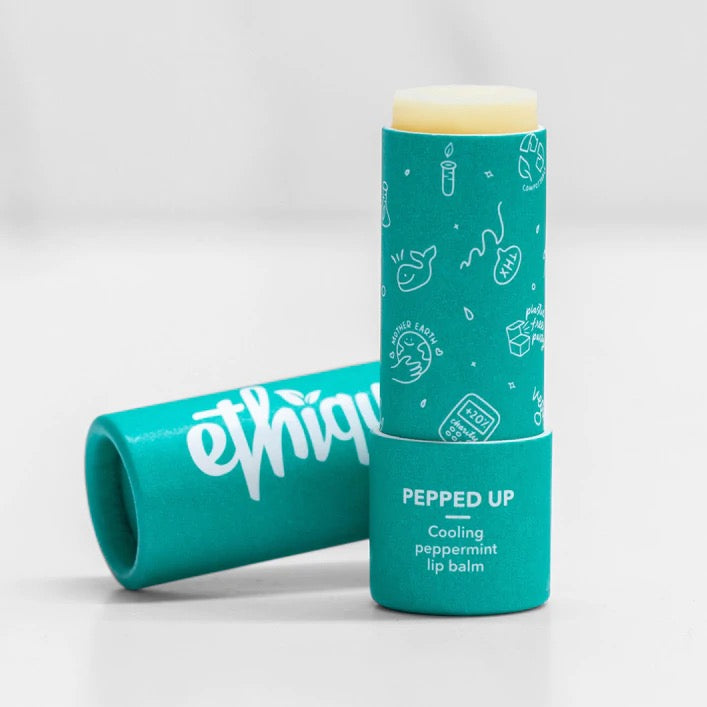 ETHIQUE - PEPPED UP - PEPPERMINT LIP BALM - 9G