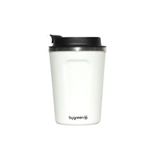 Load image into Gallery viewer, GO GREEN - REUSABLE WHITE COFFEE CUP - 380ML
