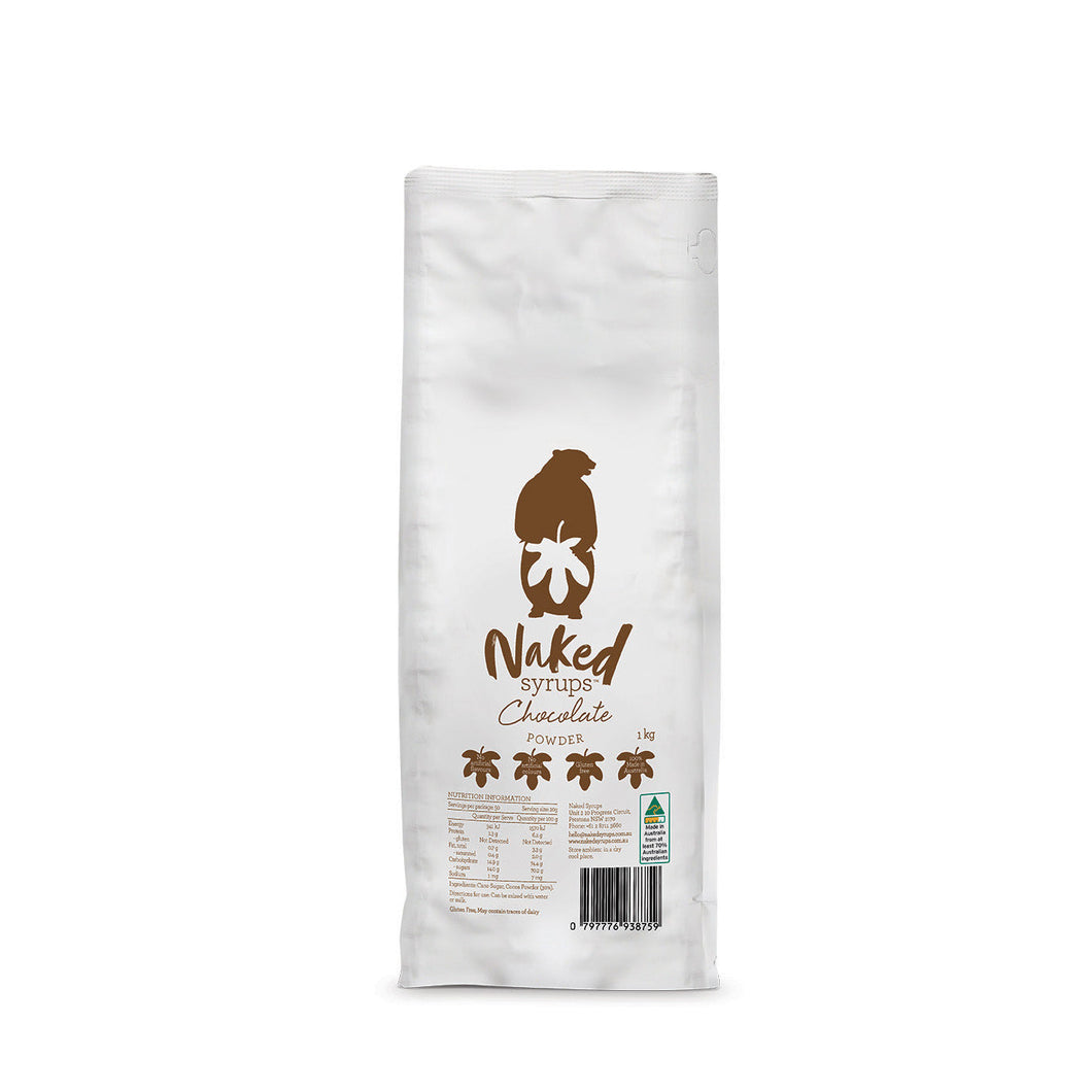 NAKED SYRUPS - DRINKING CHOCOLATE - 1 KG