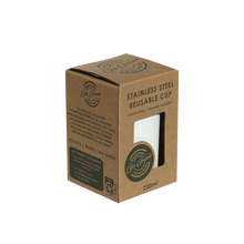 Load image into Gallery viewer, GO GREEN - REUSABLE SLATE COFFEE CUP - 220ML
