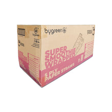 Load image into Gallery viewer, STRONG STRAWS - 5 PLY SUPER SMOOTHIE PAPER STRAW WRAPPED - MIXED COLOURS
