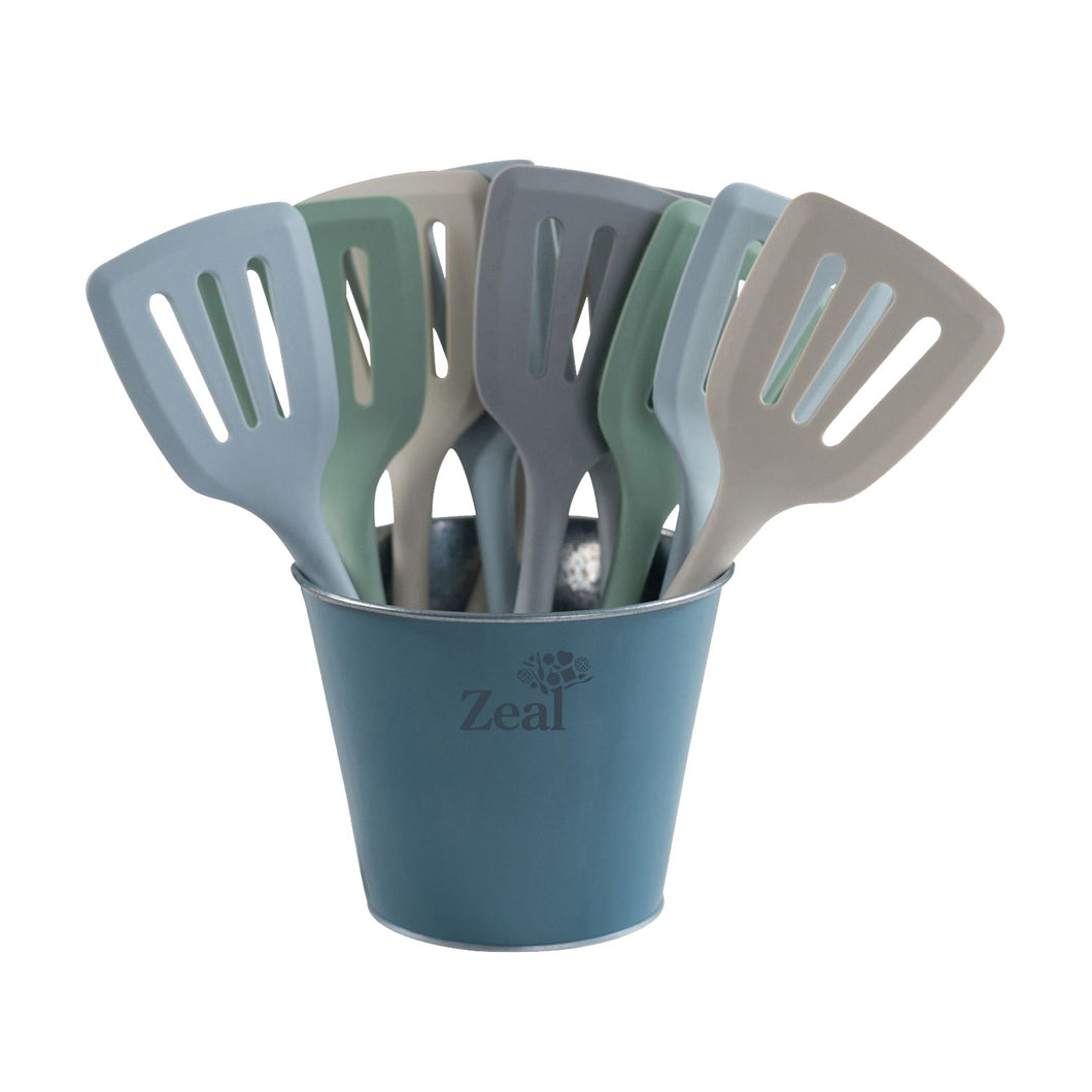 ZEAL - CLASSIC SILICONE SLOTTED TURNER - ASSORTED COLOURS