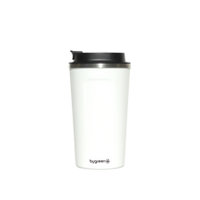 Load image into Gallery viewer, GO GREEN - REUSABLE WHITE COFFEE CUP - 510ML
