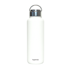 Load image into Gallery viewer, GO GREEN - REUSABLE WHITE WATER BOTTLE - 936ML
