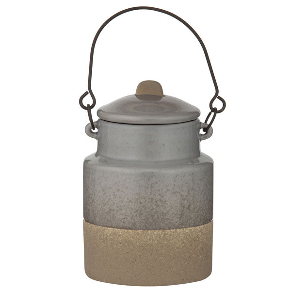 DAVIS & WADDELL - JENSON CANISTER - STONEWARE - 12X12X18CM