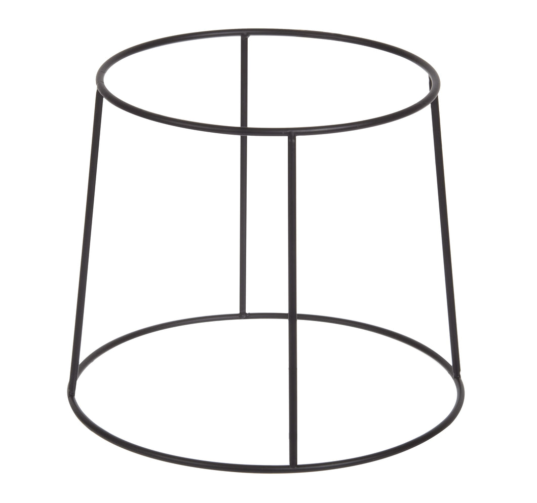 DAVIS & WADDELL - FINE FOODS - ROUND REVERSIBLE PLATE RISER - MATTE BLACK