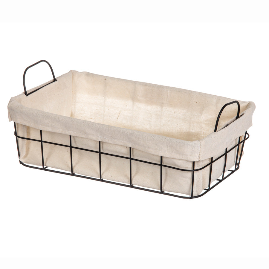 DAVIS & WADDELL FINE FOODS - COTTON LINED BREAD BASKET