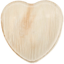 Load image into Gallery viewer, ONE TREE - PALM LEAF - HEART PLATE - 160MM - 25 PACK
