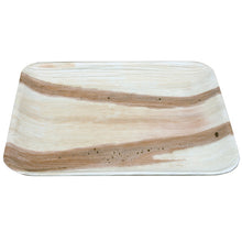 Load image into Gallery viewer, ONE TREE - PALM LEAF - SQUARE PLATE - 250MM - 10 PACK

