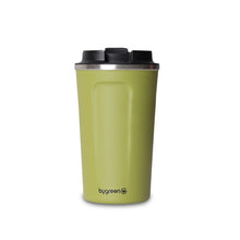 Load image into Gallery viewer, GO GREEN - REUSABLE WHITE COFFEE CUP - 510ML
