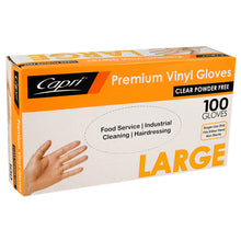 Load image into Gallery viewer, CAPRI - POWDER FREE - CLEAR GLOVES
