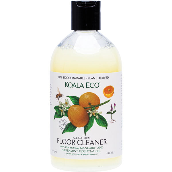 KOALA ECO - NATURAL FLOOR CLEANER - MANDARIN & PEPPERMINT - 500ML