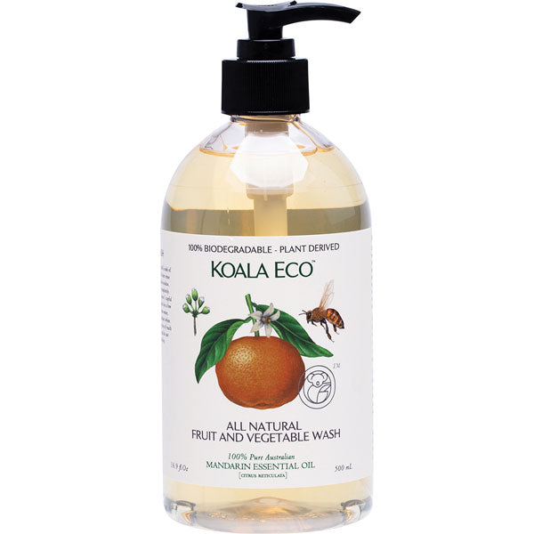 KOALA ECO - NATURAL FRUIT AND VEGE WASH - MANDARIN - 500ML