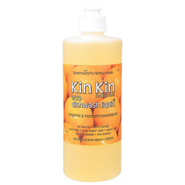 KIN KIN - NATURAL DISH LIQUID - TANGERINE & MANDARIN