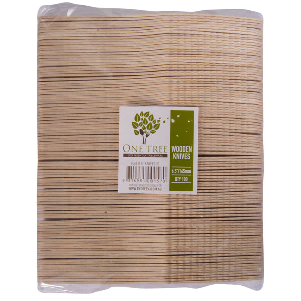 ONE TREE - WOODEN KNIFE - 25 PACK