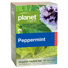 Load image into Gallery viewer, PLANET ORGANIC - PEPPERMINT TEA BAGS
