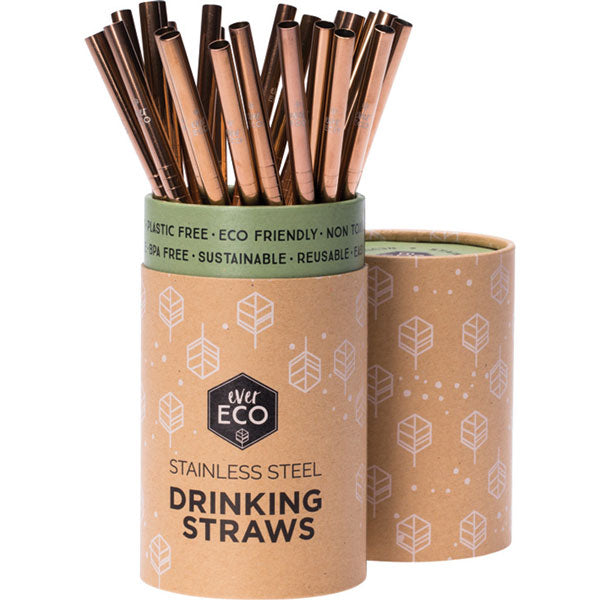 EVER ECO - STAINLESS STEEL REUSABLE STRAW SINGLES