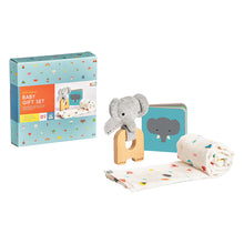 Load image into Gallery viewer, PETIT COLLAGE - LITTLE ELEPHANT - BABY GIFT SET
