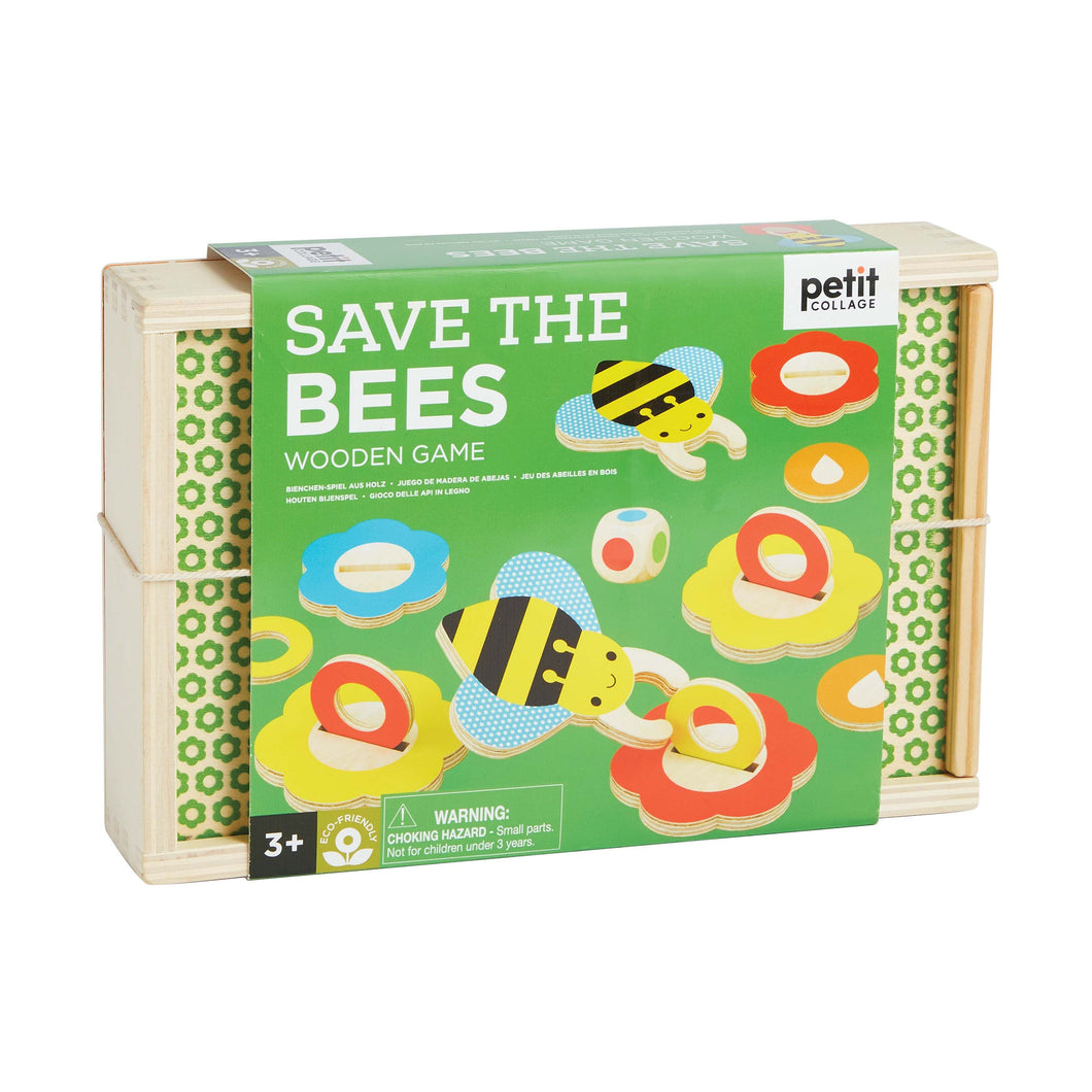 PETIT COLLAGE - SAVE THE BEES - WOODEN GAME