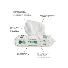 Load image into Gallery viewer, TOOSHIES - PURE BABY WIPES ALOE VERA &amp; CHAMOMILE
