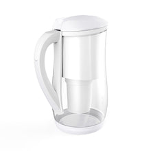 Load image into Gallery viewer, ECOBUD GENTOO GLASS WATER FILTER JUG WHITE - 1.5L
